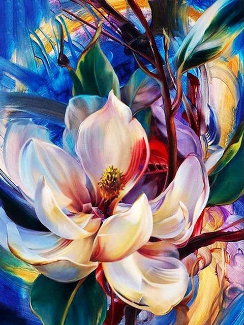 Цветы магнолии