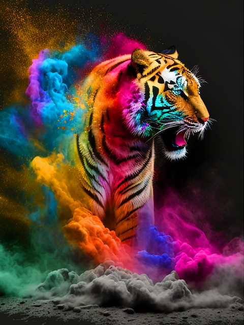 Яркий тигр