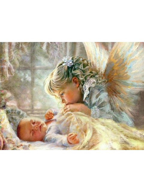 Ангел с младенцем