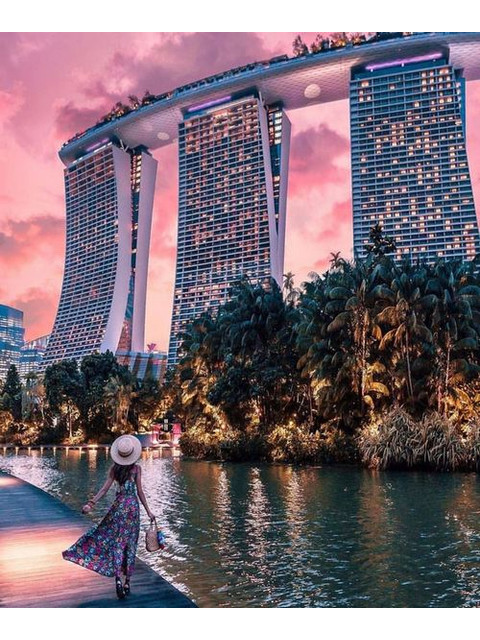 Девушка в Сингапуре