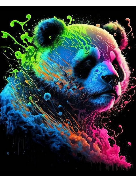 Яркая панда