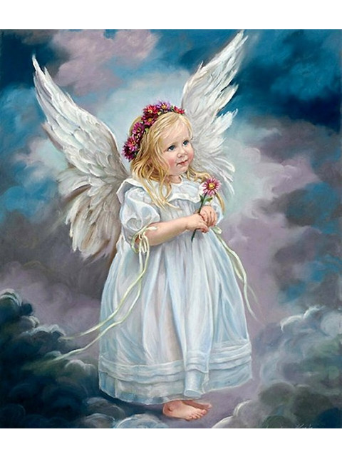Ангелок с цветочком