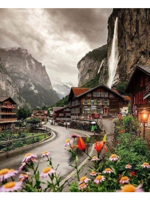 Деревенька в Швейцарии