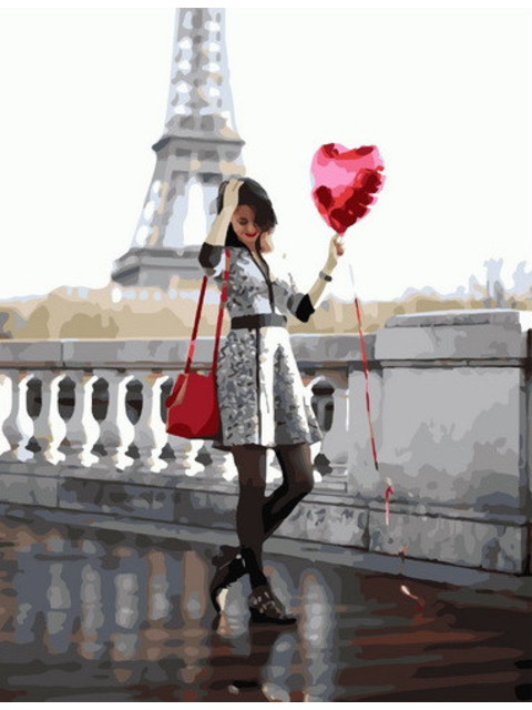 Девушка в Париже